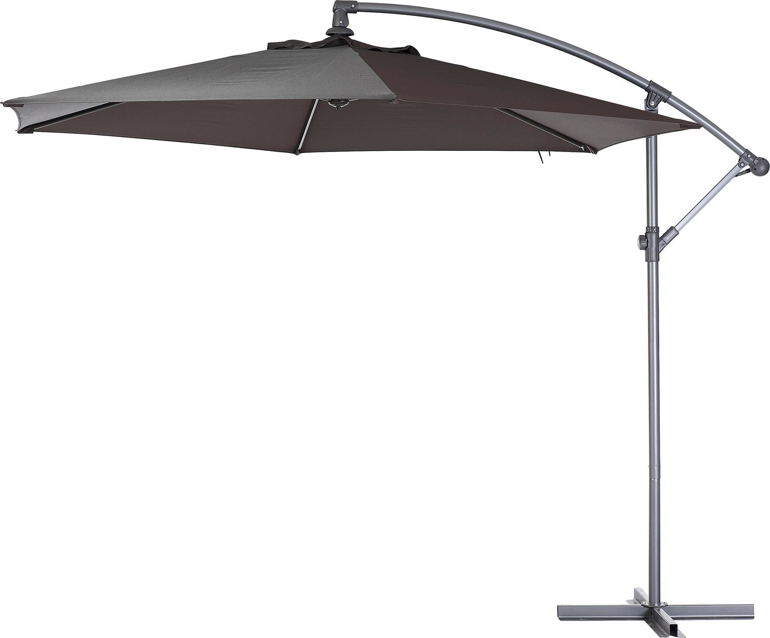 Intratuin zweefparasol Milano zwart 80+UV D 300 cm