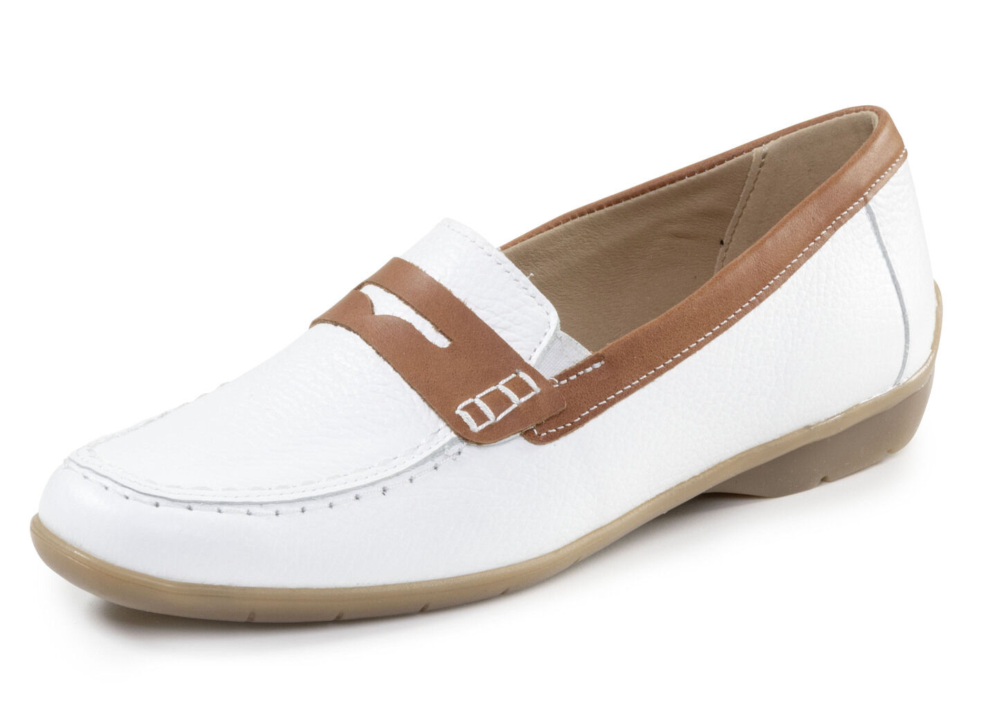 ELENA EDEN, schicke Damen-Slipper, Weite G, mit herausnehmbarem Fussbett