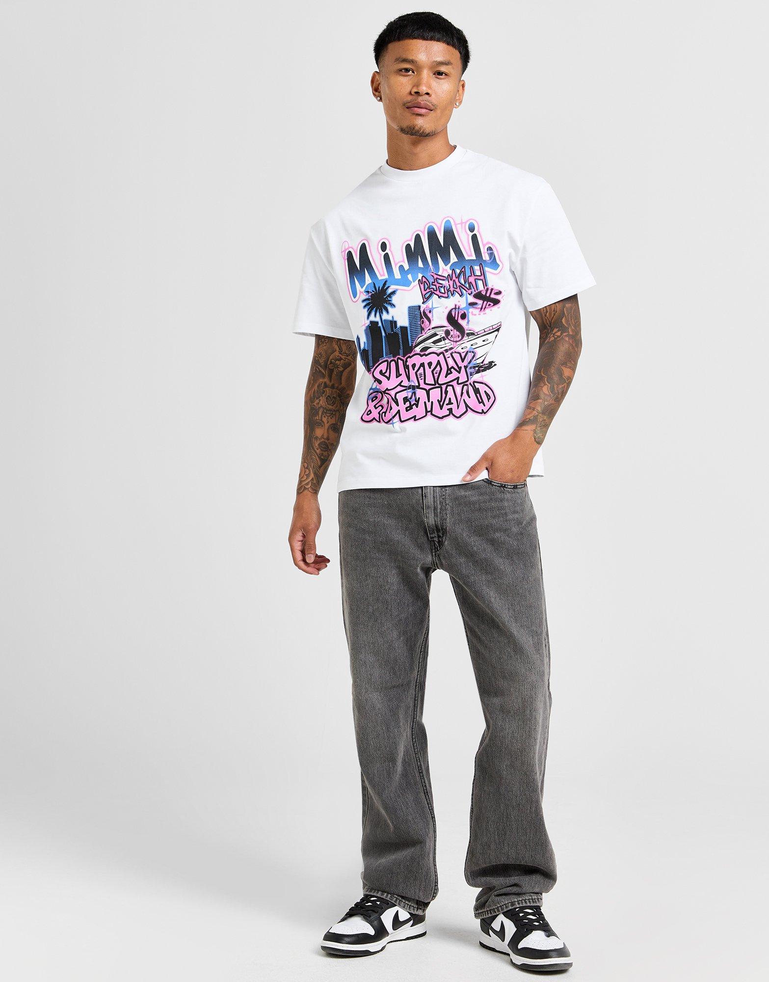 Supply & Demand T-shirt Miami Homme