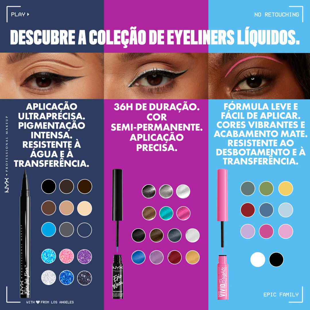 NYX Professional Makeup  Epic Ink Glitz