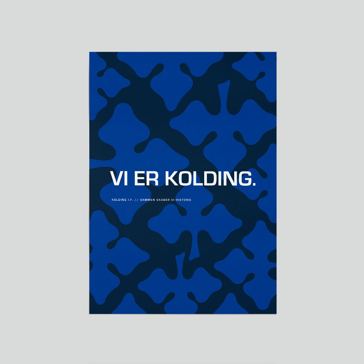 Kolding IF Plakat Vi Er Kolding 50x70 cm
