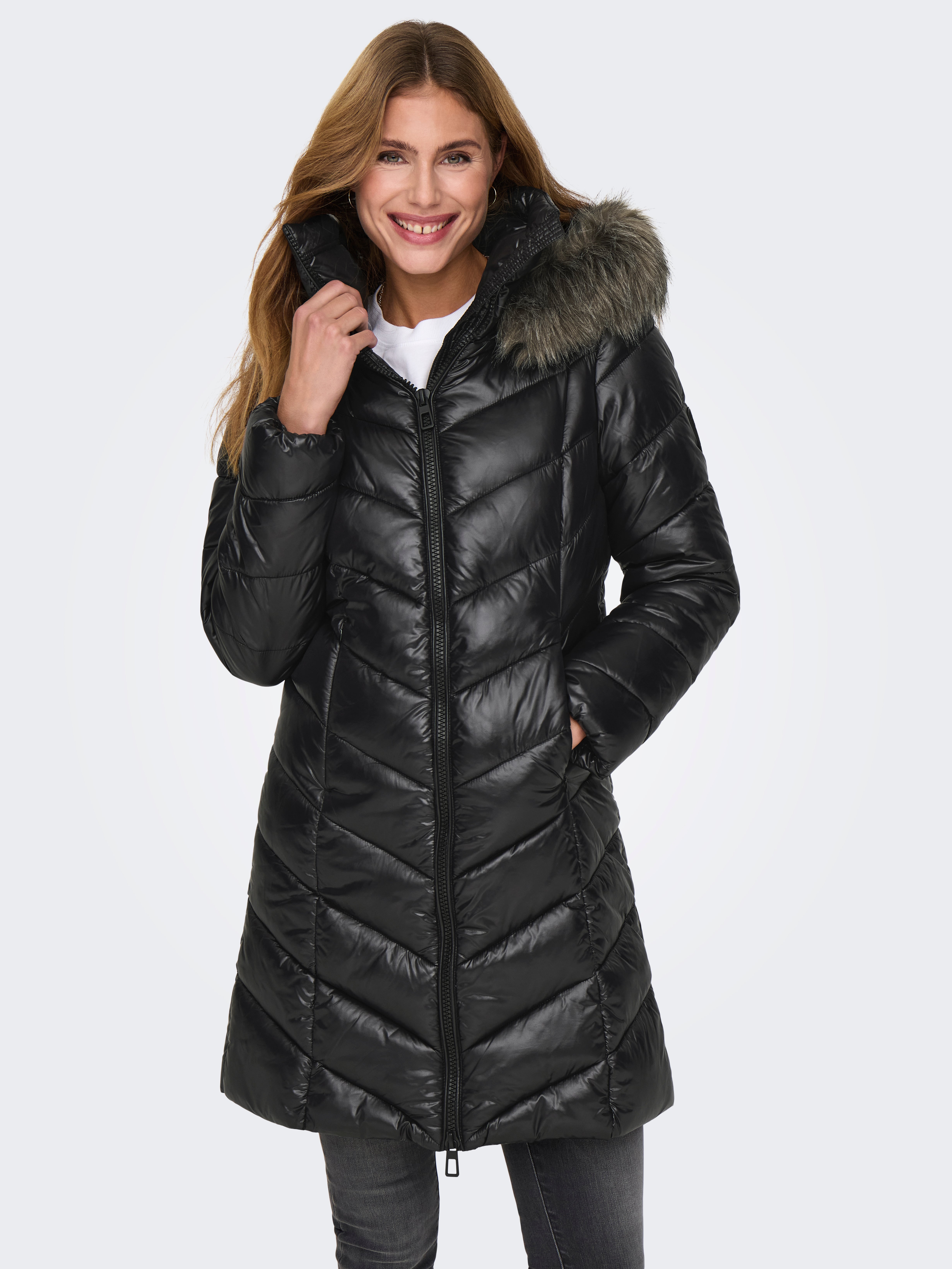 ONLFEVER Steppmantel Black