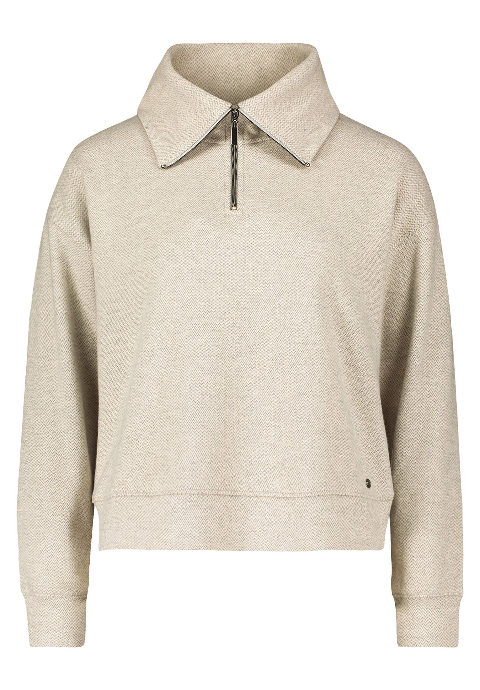 Betty & Co| Damen Sweatshirt mit Kragen