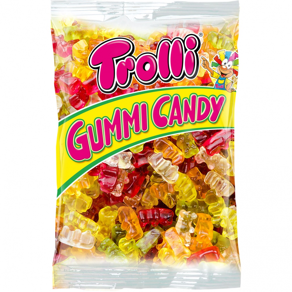 Trolli Gummi Bears Bärchen 1kg Fruchtgummi MHD:10.4.26