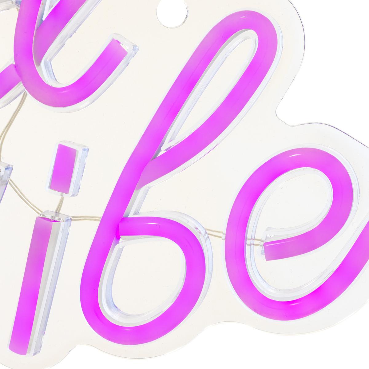 NEON LED MURAL GOOD VIBES L.40CM