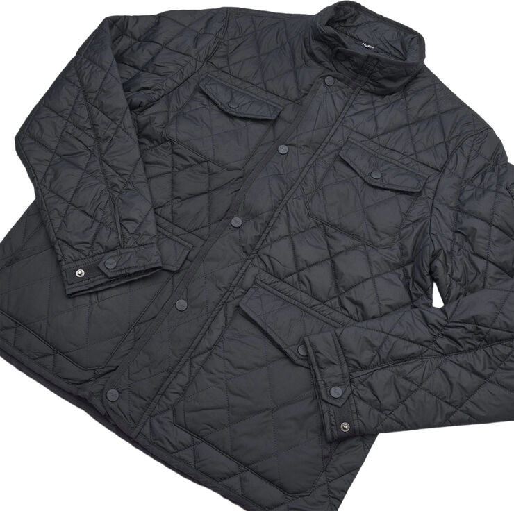H2O Argyll Quilted Jakke Blå