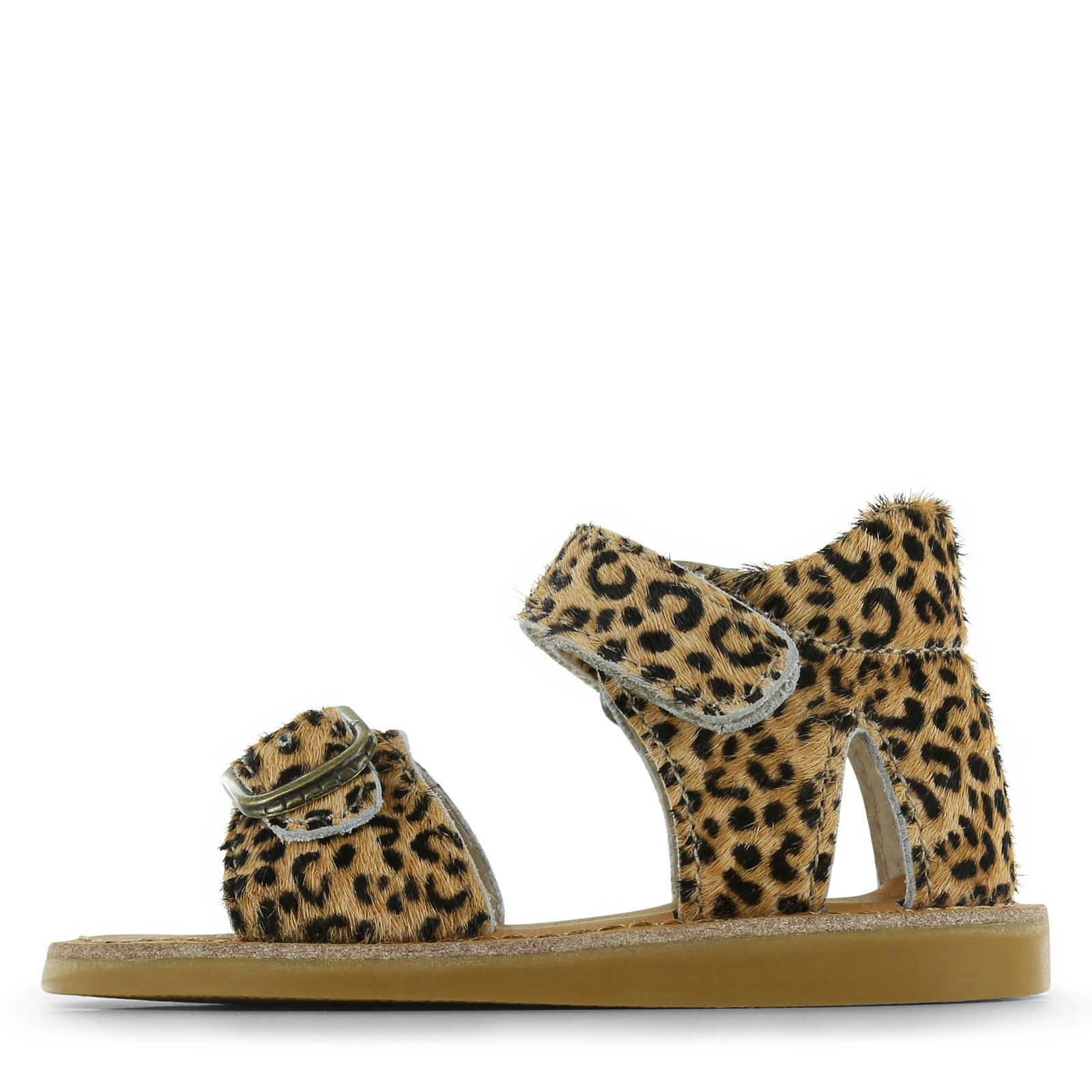 Shoesme panterprint sandaal Microfiber leer, Ponyhair | Meisjes schoenen