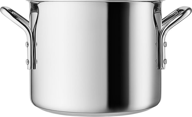 Eva Trio Stainless Steel Gryde 2,2 l keramisk Slip-Let® belægning Polished steel