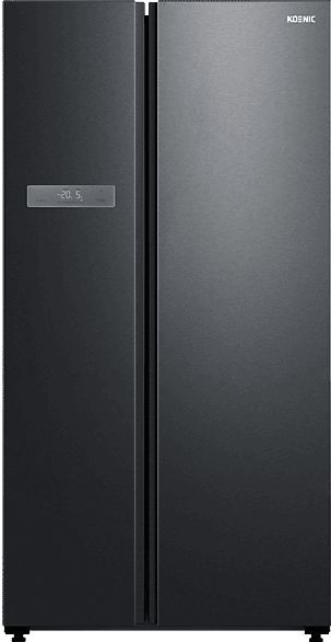 Koenic - Amerikaanse Koelkast - Zwart - KDD 211 NF IN B - 592 Liter - No-Frost Technologie