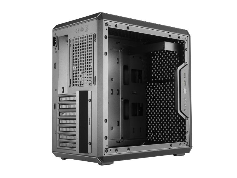 Cooler Master PC-Gehäuse MasterBox Q500L Flexibel gestaltbarer Mid-Tower mit Mini-Tower Abmessungen