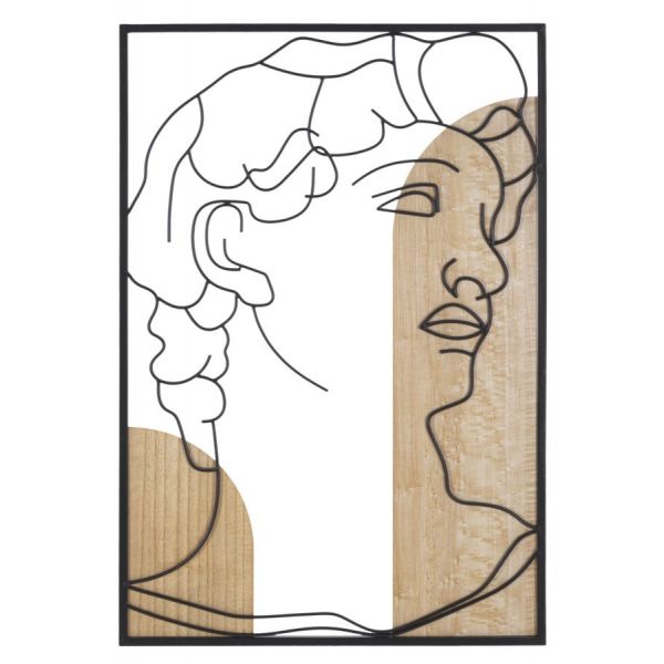 Mauro Ferretti Painel de Parede David -b- cm 55X2X80 - 032418000B