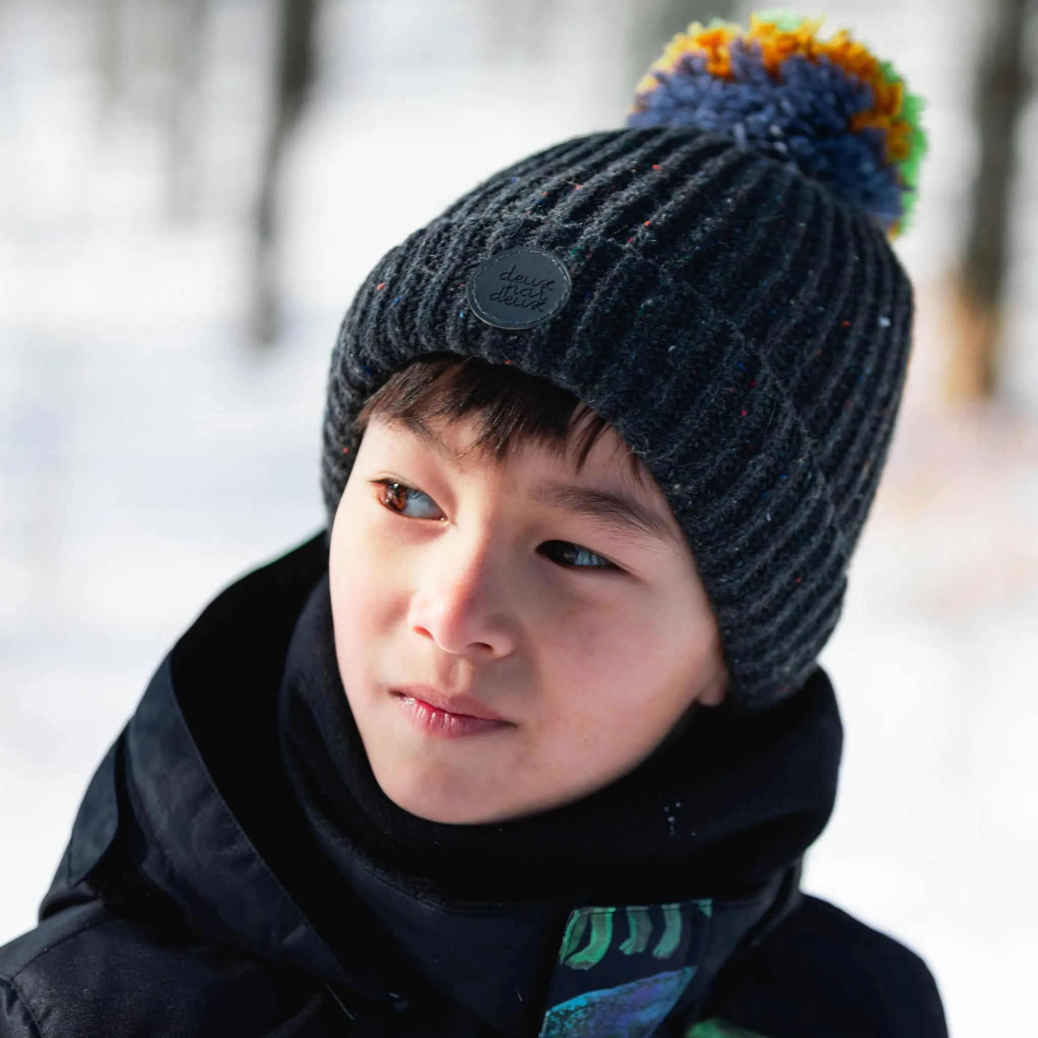 Deux par Deux Tuque Tricot Dino 2-14ans