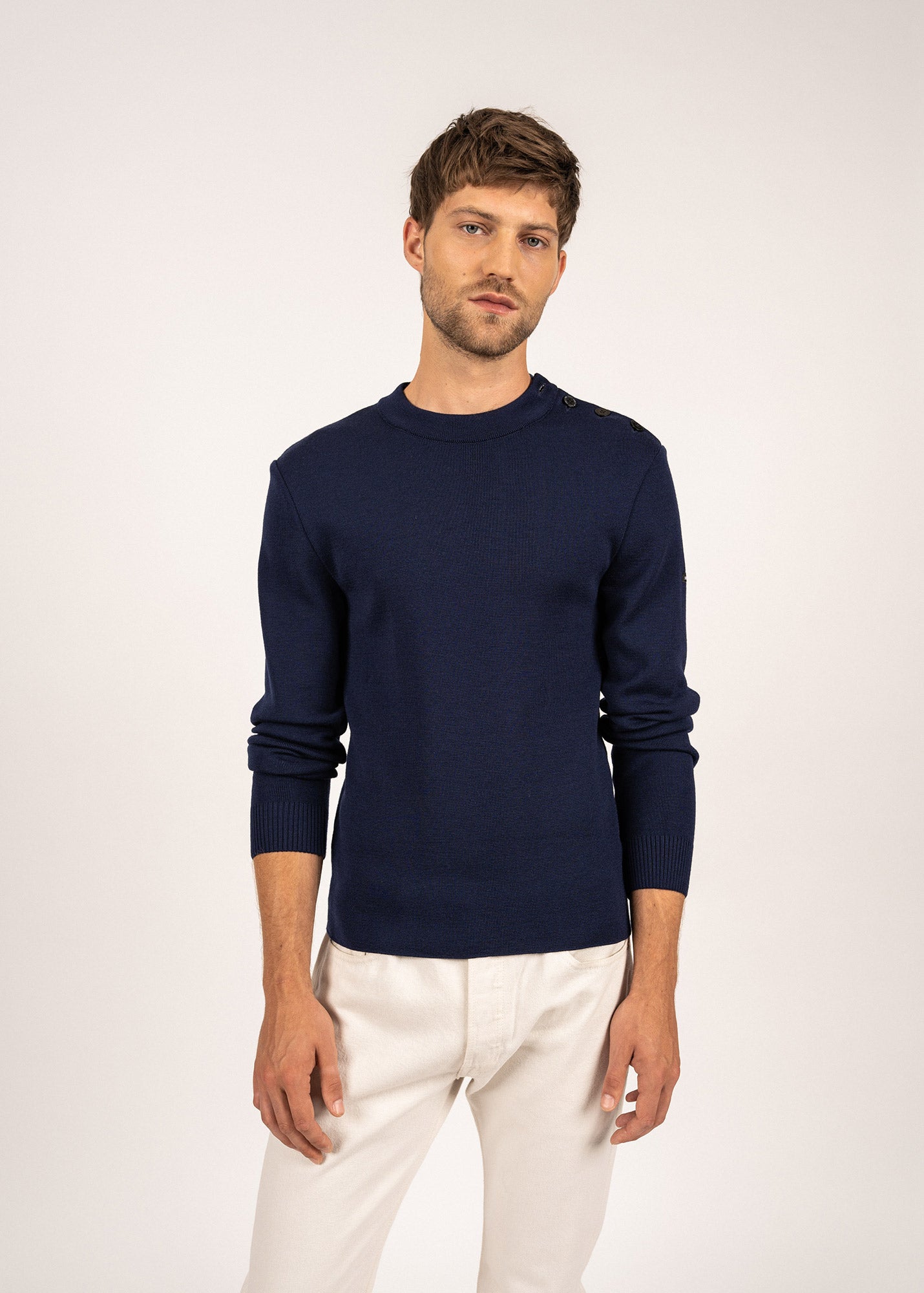 Pull marin en laine Estran