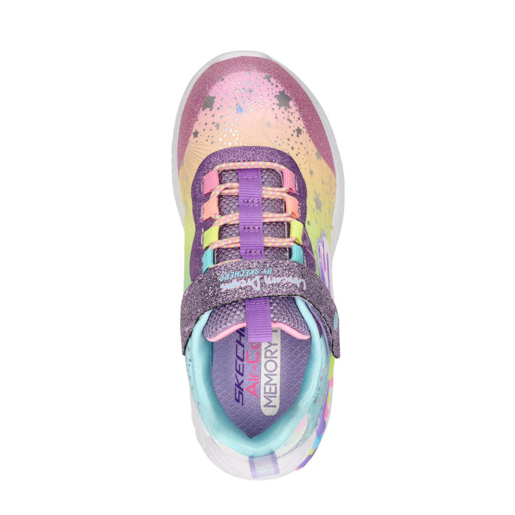 Skechers Unicornsneakers met lichtjes roze/multi