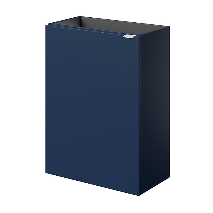 Meuble lave mains à suspendre GoodHome Imandra bleu nuit mat L. 44 x H. 55 x P. 23 cm