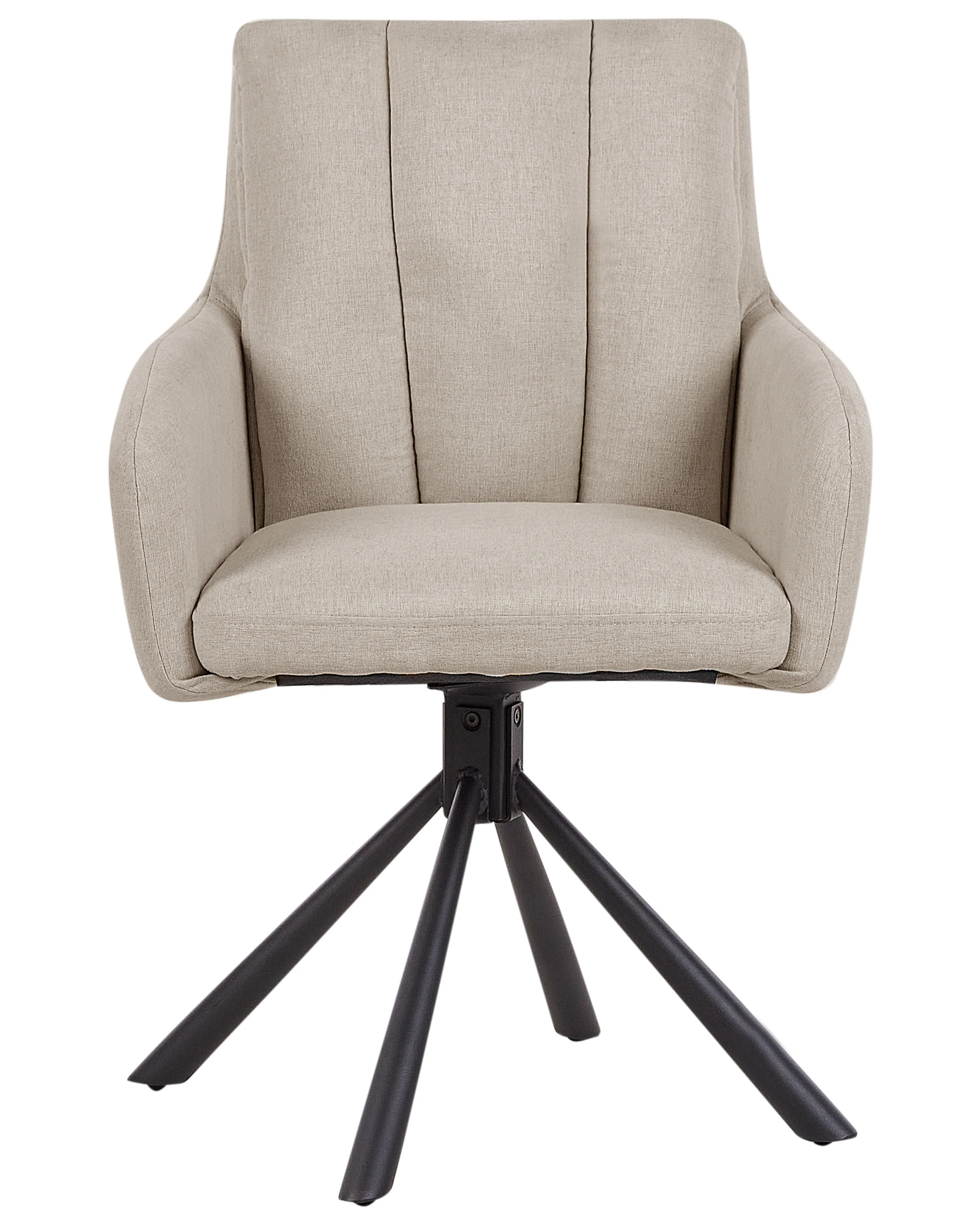 Set van 2 eetkamerstoelen draaibaar SARDOAL Taupe