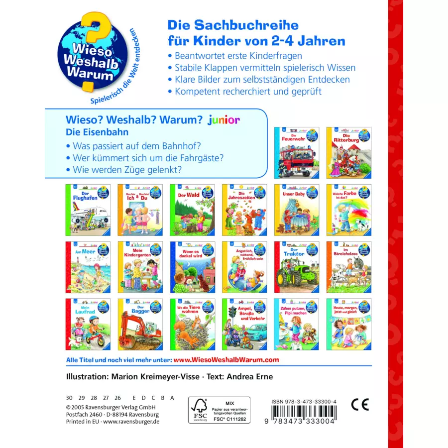 Ravensburger Wieso? Weshalb? Warum? Junior 9: Die Eisenbahn