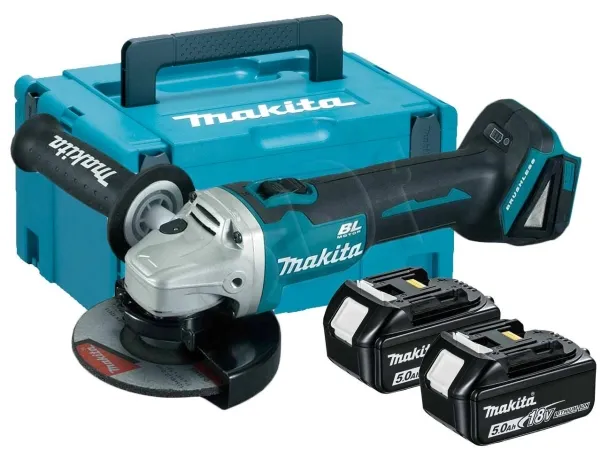 Makita DGA506RTJ - Vinkelkværn - 125 mm - 2 batterier - 18 V