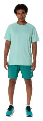 Short Asics Core Run 7in Vert Homme