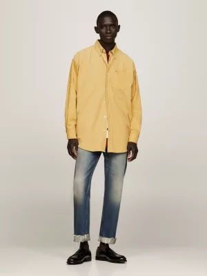 Camisa Chino Crest TH Monogram Classic Fit