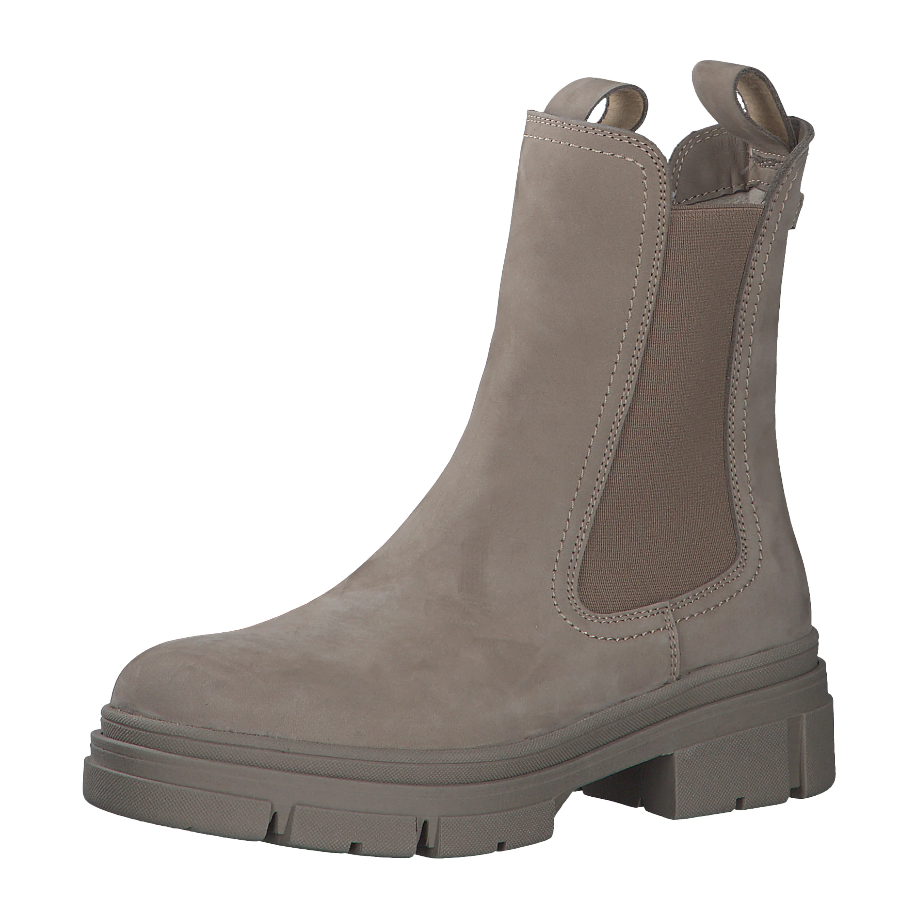 Bottes chelsea cuir | Gris