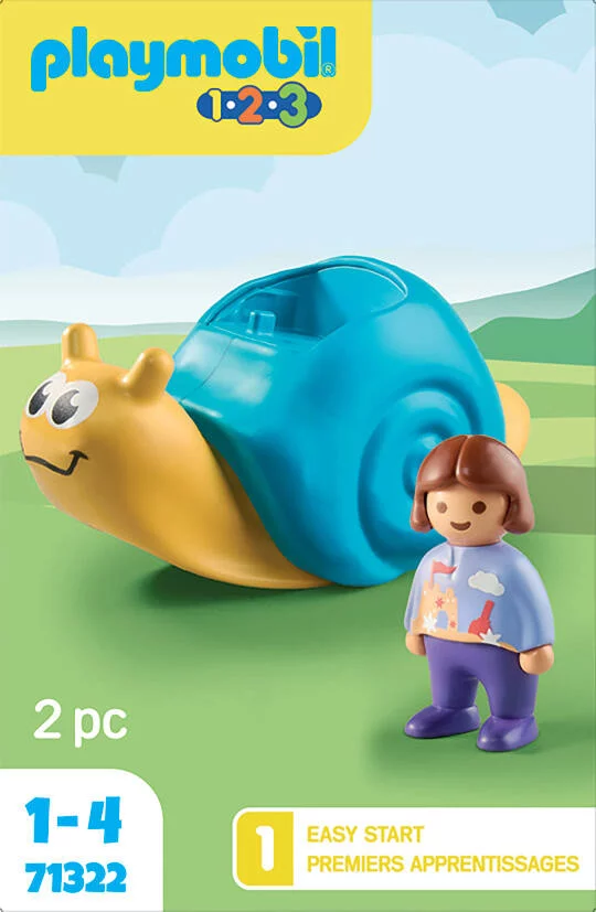 ENFANT ET ESCARGOT A BASCULE - 71322