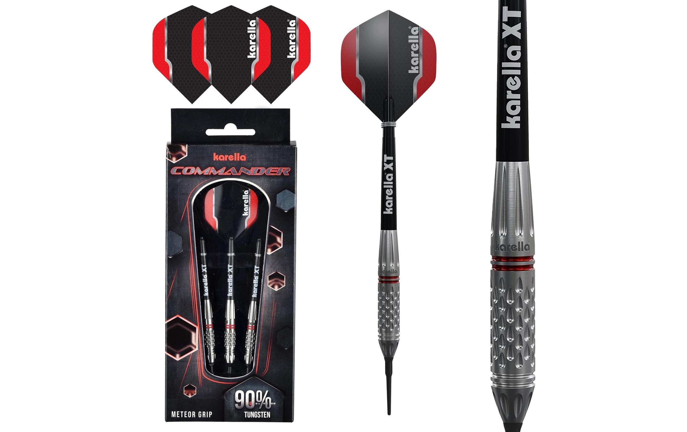 Karella Dartpfeil »Softdart Commander 21g, 3 Stück«