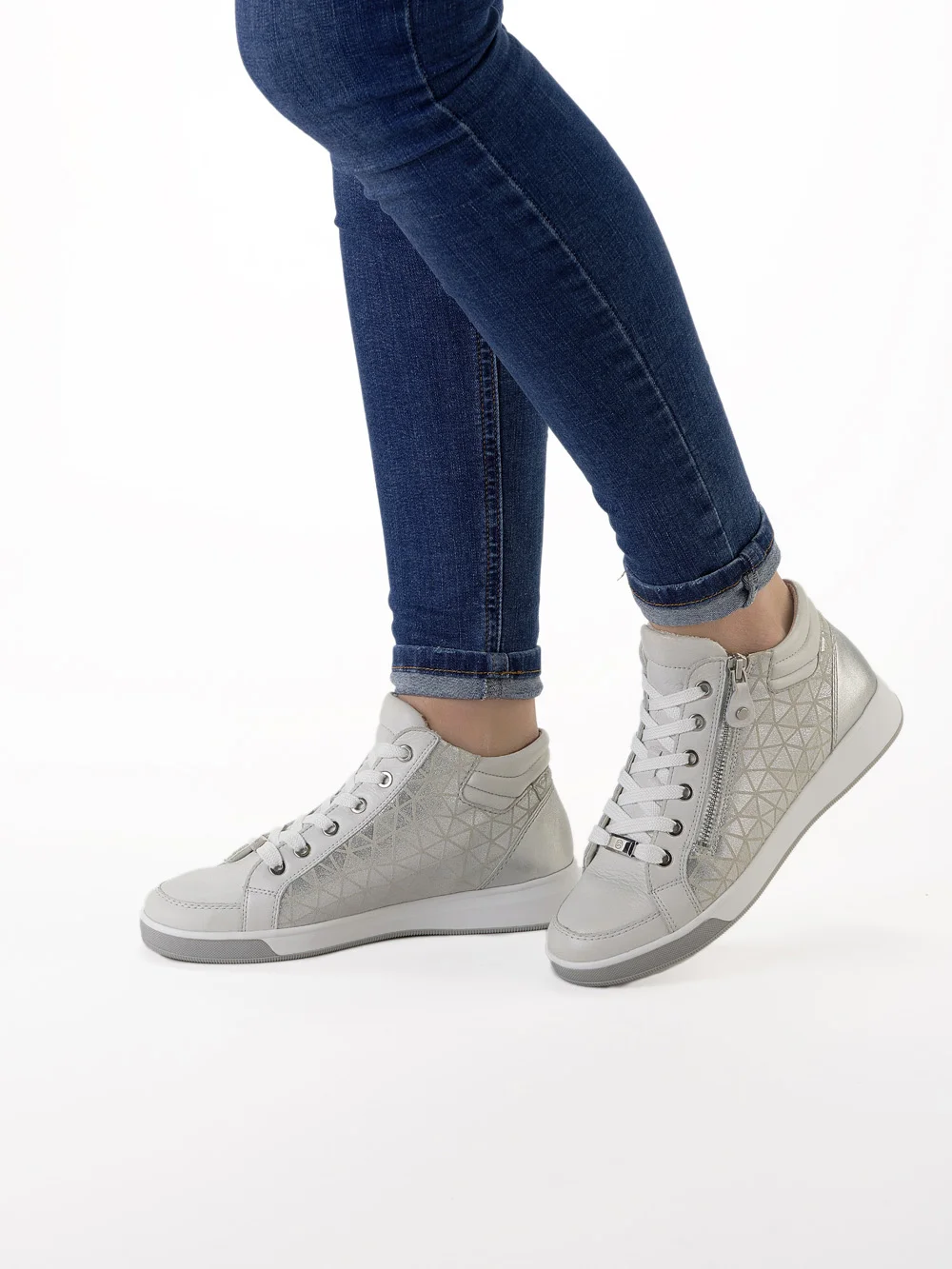 Sneaker Rom nebbia silber