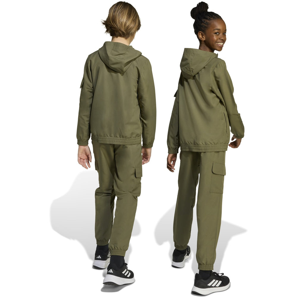 Køb adidas Originals Olive Strata/White J Wv Cargo Tracksuit
