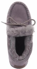 Warmbat - Koala - Pantoffels - Pruim - Suède - Merinowol Voering