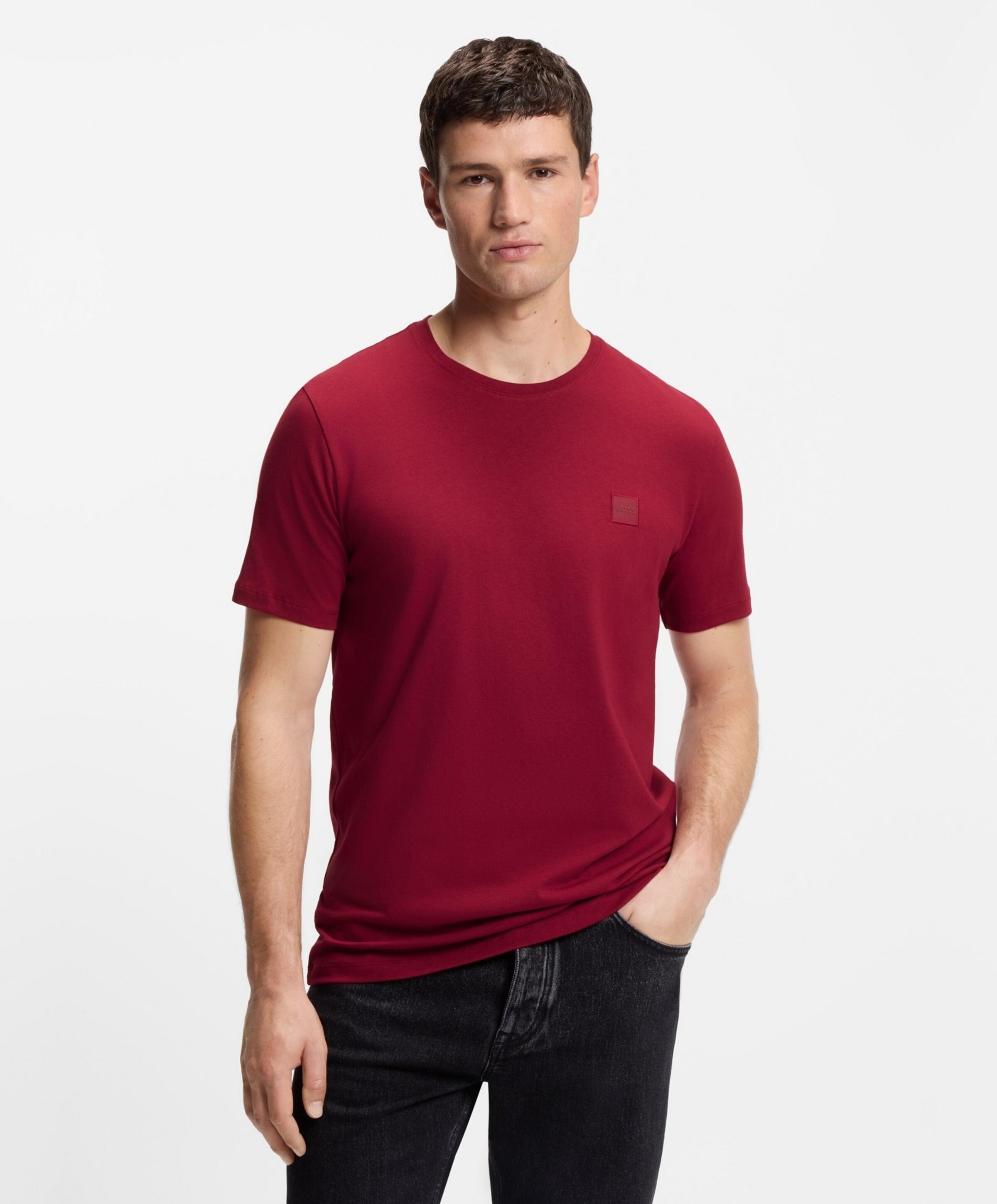 Boss Orange Heren T-shirt rood