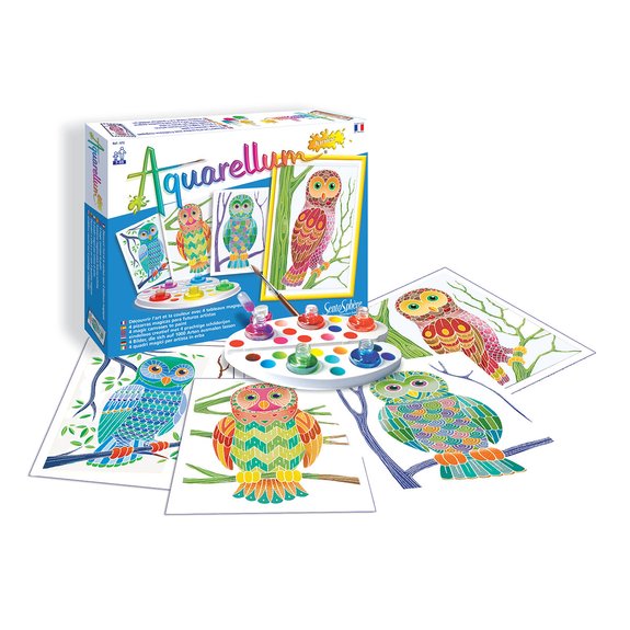 Aquarellum Junior Hiboux
