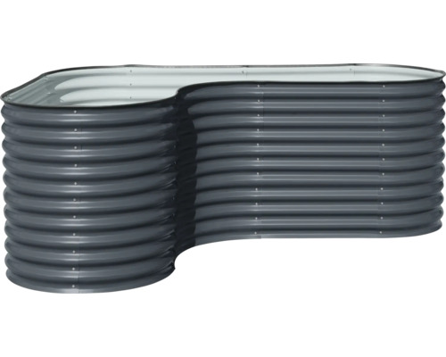 Klassieke verhoogde tuinbak WESTMANN Grow Faster 240 x 160 x 82 cm antraciet