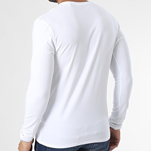 Tee Shirt Manches Longues Slim M2YI28-J1314 Blanc