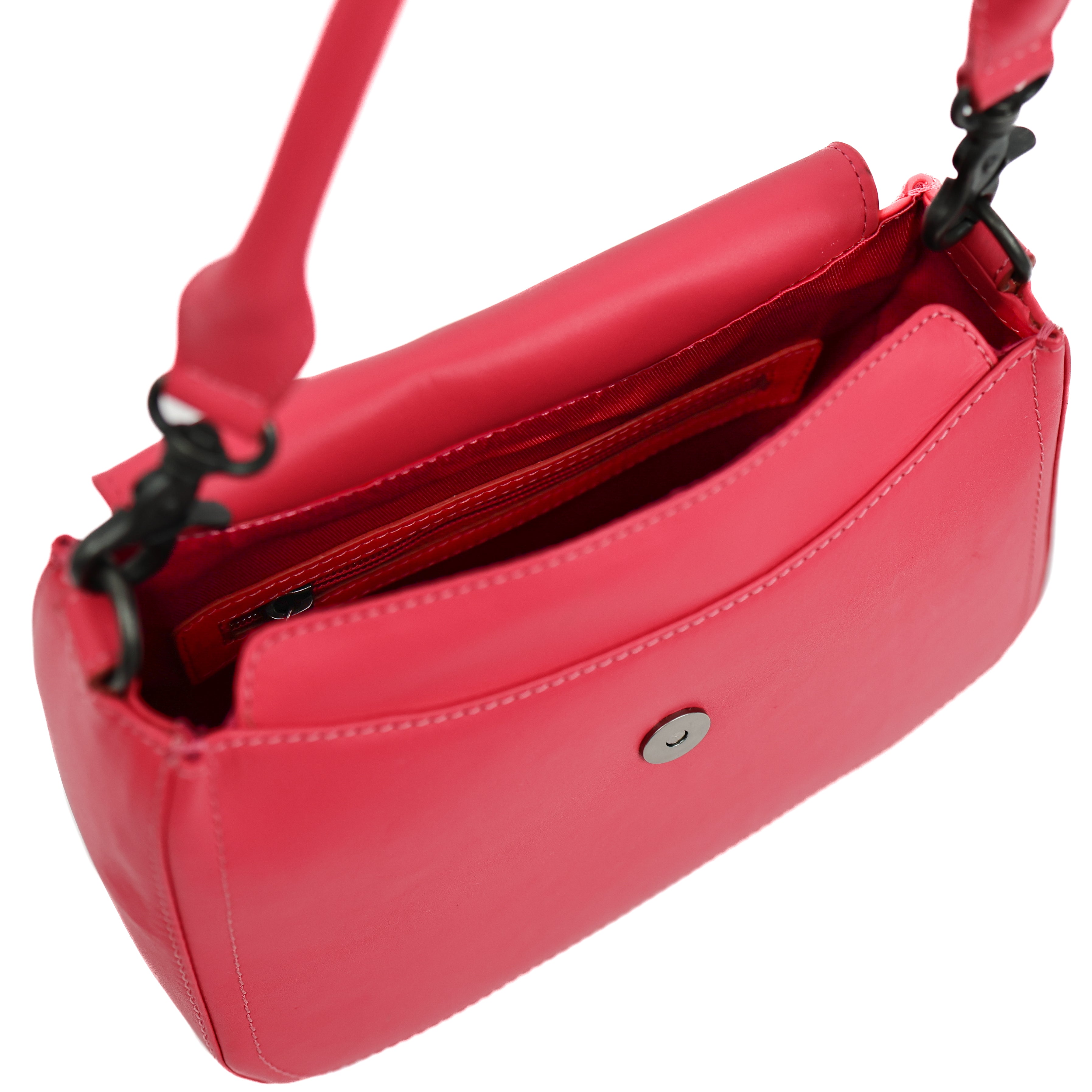 Hand-/schoudertasje met flap 'Fenna' Rose Red Rose Red
