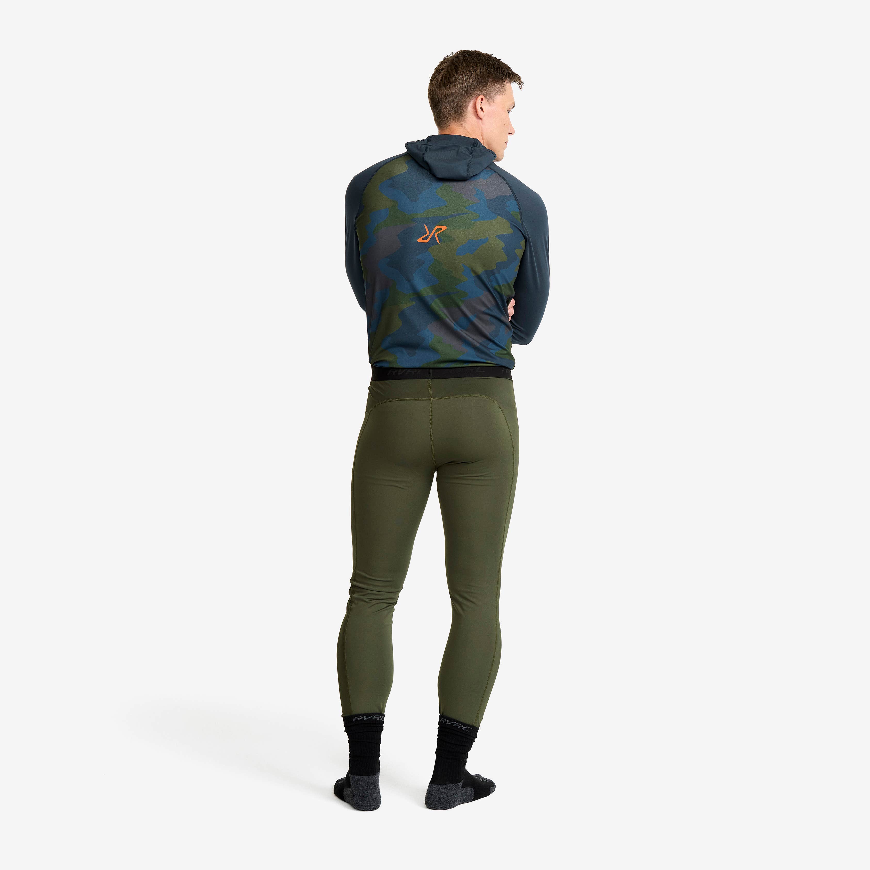 Uphill Pants Herre Forest Night/Rosin Green