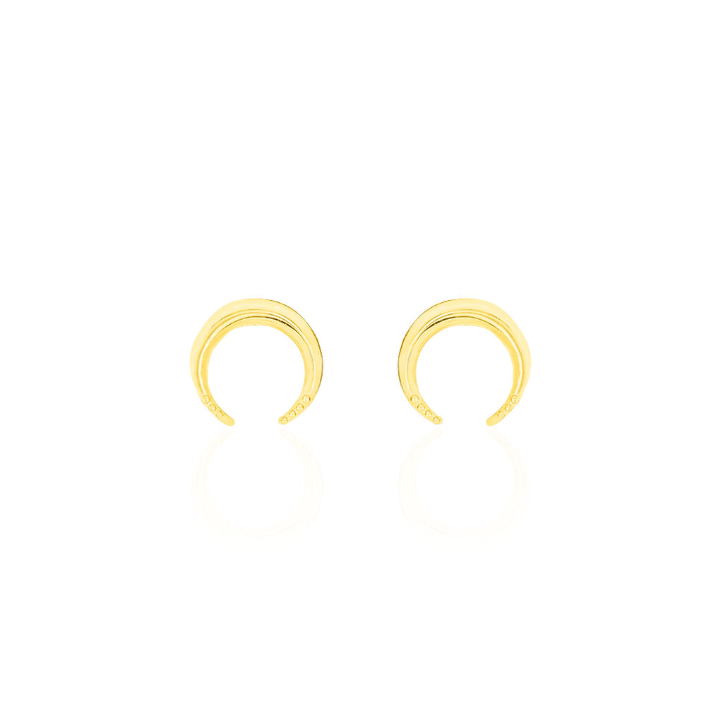 Boucles D'oreilles Puces Hermantine Or Jaune
