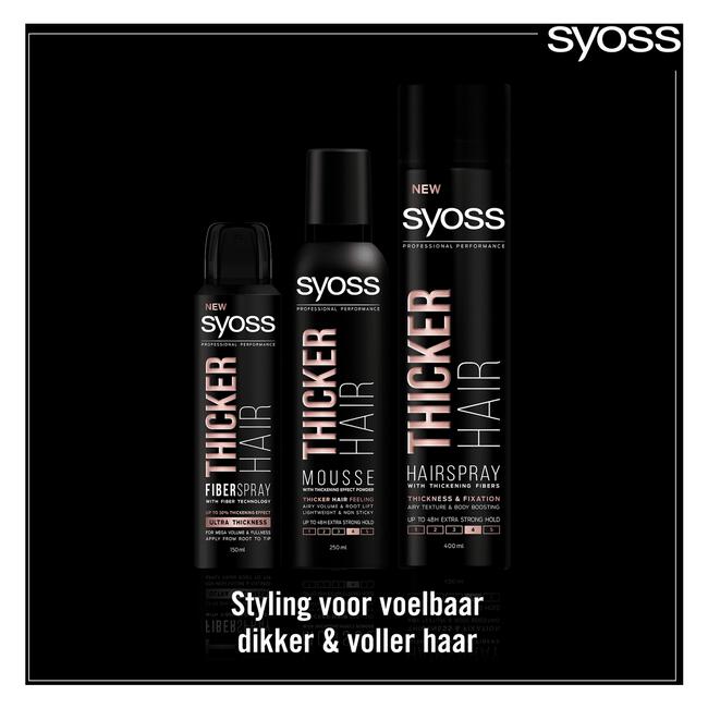 Syoss Thicker Hair Mousse 250 ML