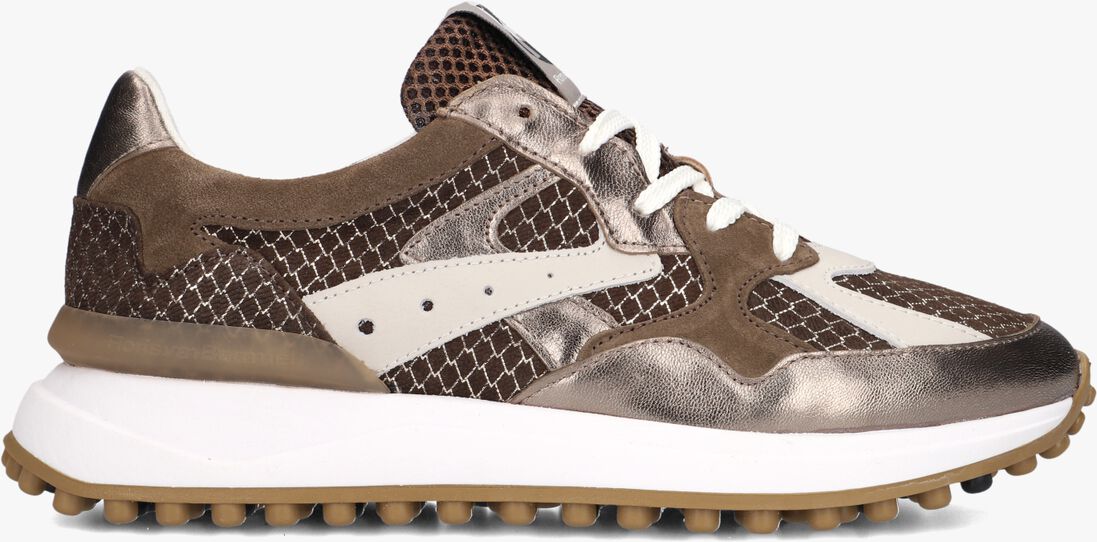 bronskleurig floris van bommel lage sneakers sfw-10153 noppi