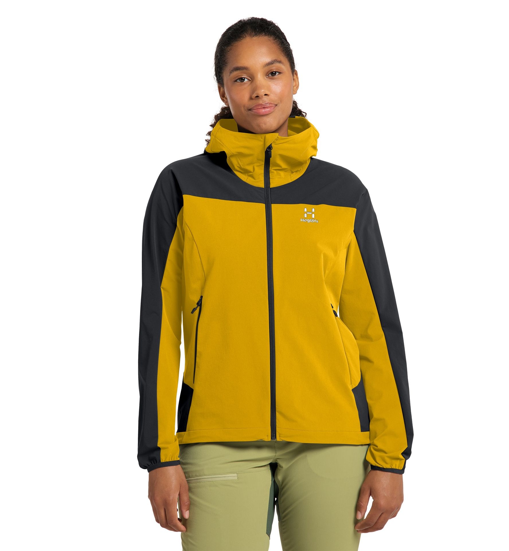Morän Hood Dame Pumpkin Yellow/Magnetite