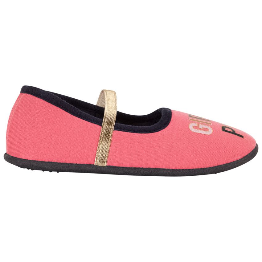 Chaussons babies print girly pour fille - Fuchsia