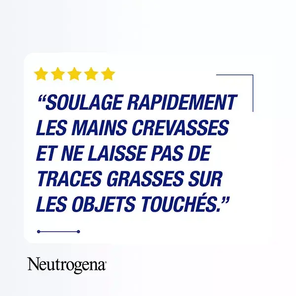 Creme para as mãos concentrado sem perfume Neutrogena, embalagem com 2 unidades de 50ml.