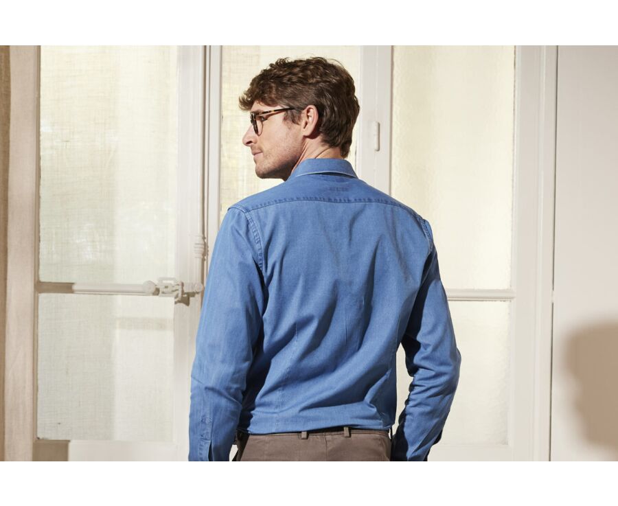 Chemise jean homme Denim - JACQUEMIN