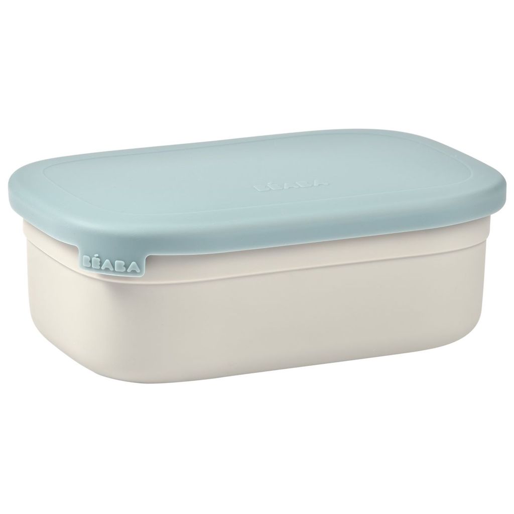 BeabaBeaba   Lunchbox inox samtgrau/baltischblau