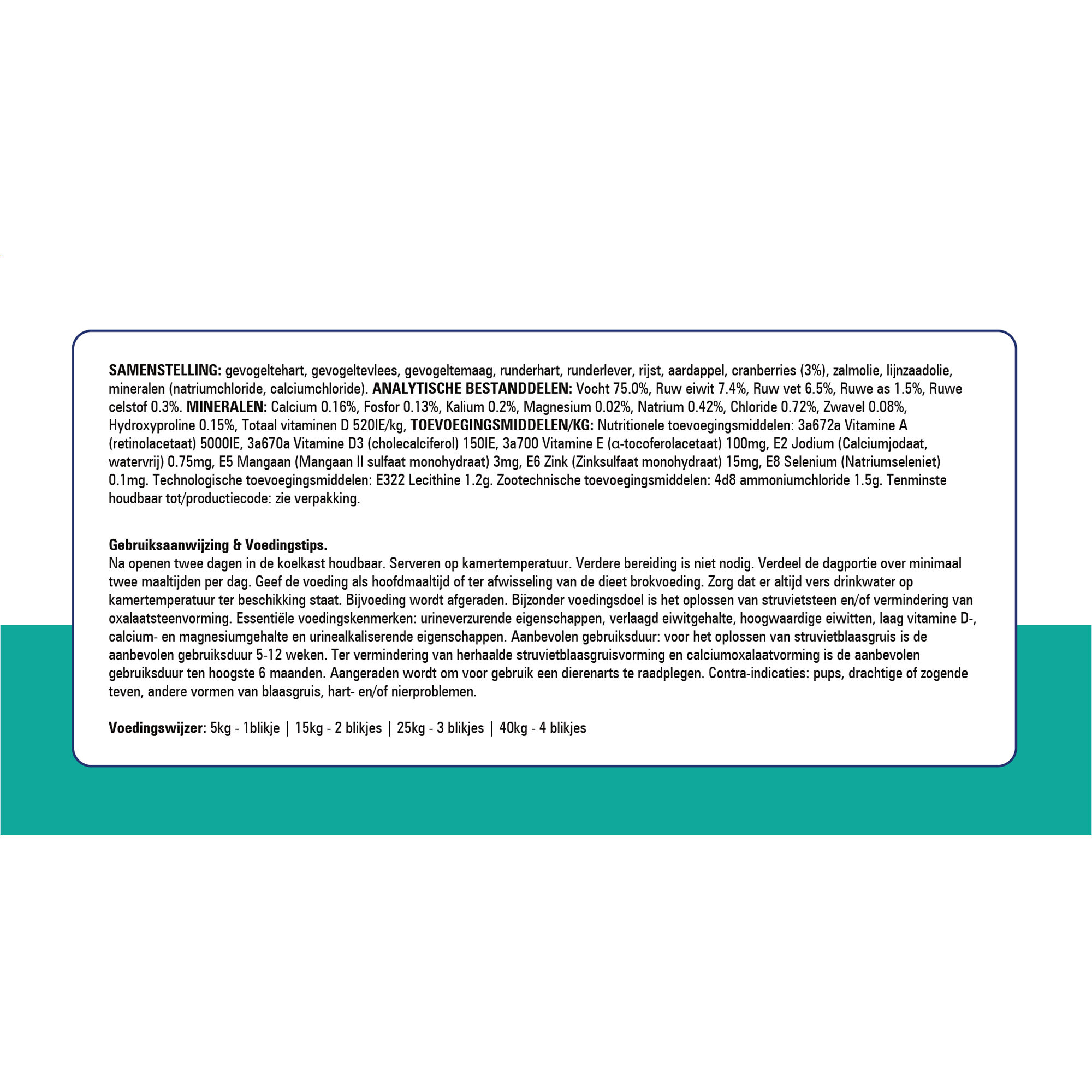Prins NatureCare Diet Dog Struvite & Calciumoxalate