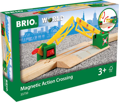 BRIO World 33750 Magnetisk Jernbaneovergang/Kryss