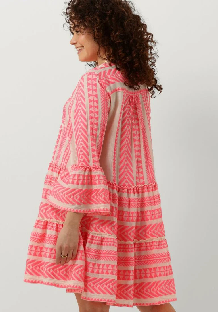 DEVOTION gebroken wit devotion mini jurk ella
