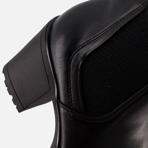 Marco Tozzi Chelsea boots Hak zwart Synthetisch