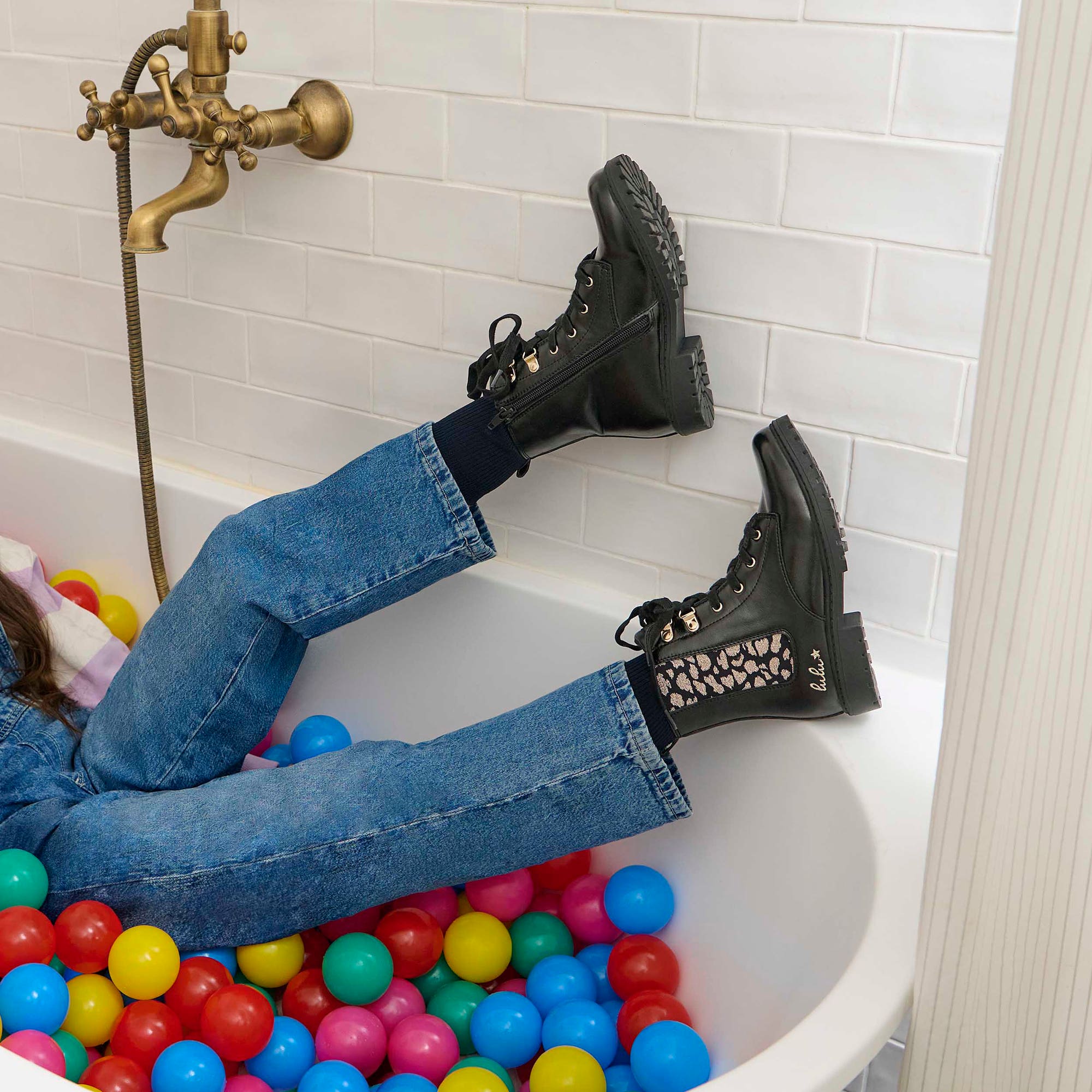 Boots Fille noir