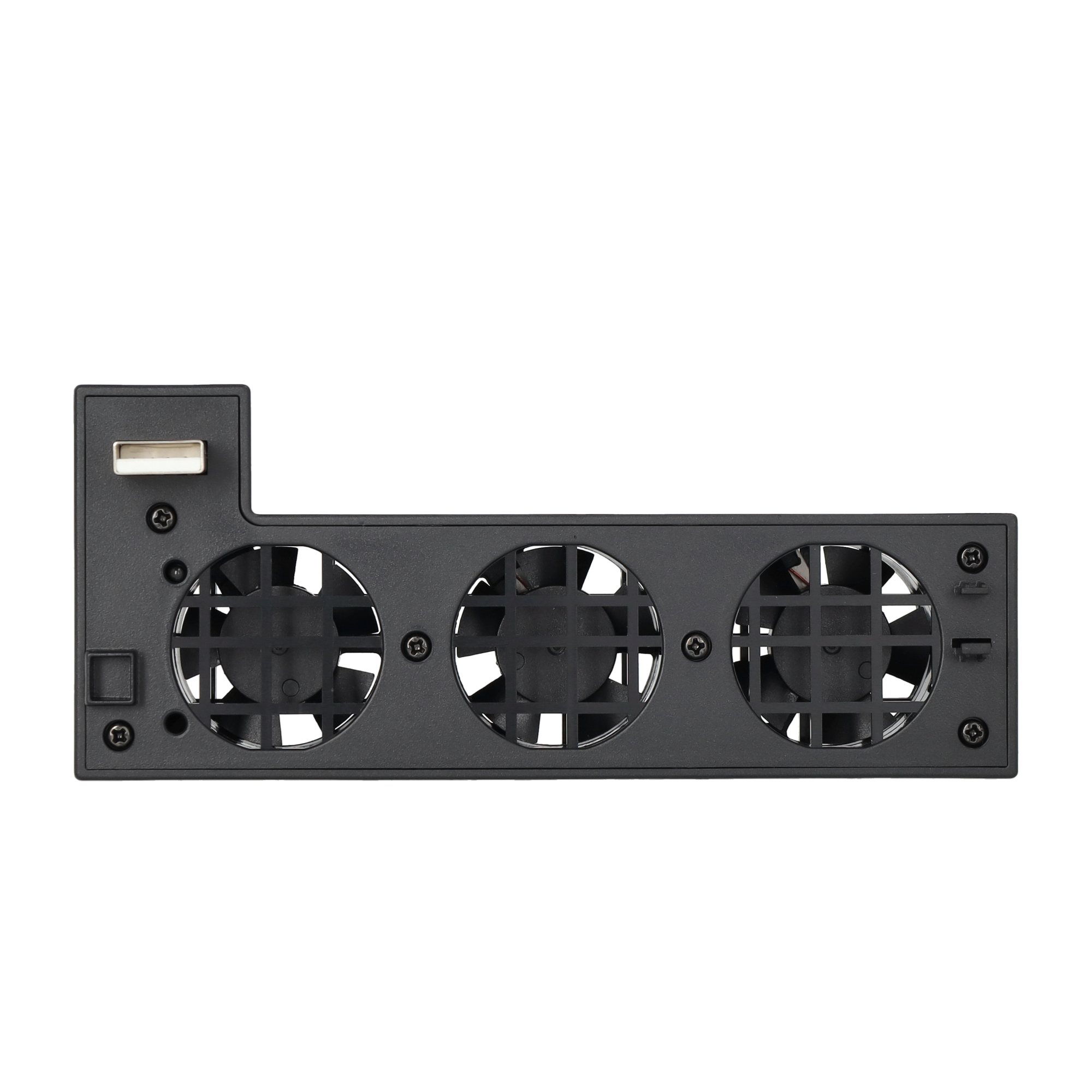 XBOX One USB A Kühler Lüfter mit RGB LED Beleuchtung und 2x USB Anschluss   Controller Halterung - Schwarz